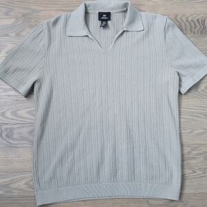 Men's Gray Polo Shirt